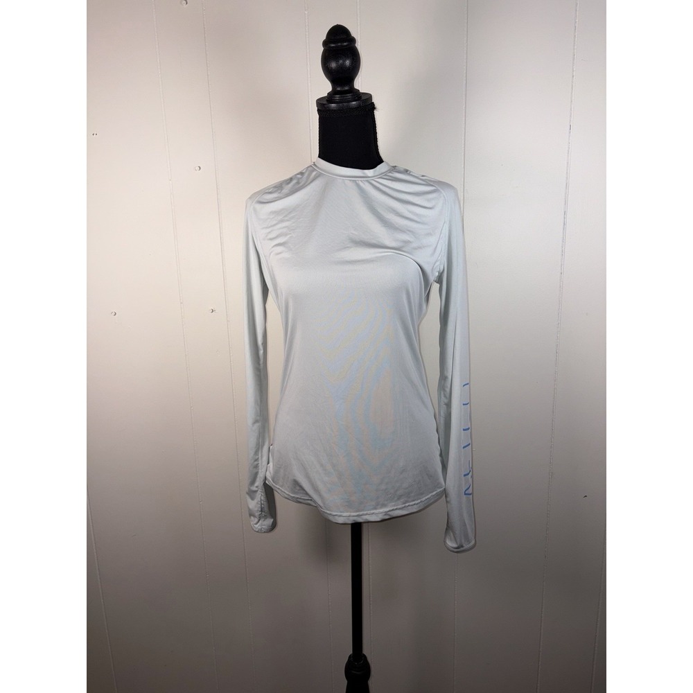 AFTCO Fishing Shirt Womens Small Mermaid Long Sleeve Aftech Rash Guard